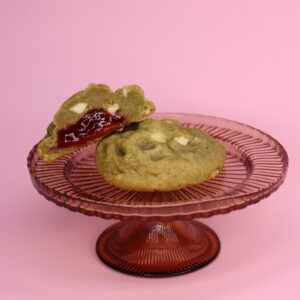 Biscuiți cu Matcha si Capsuni